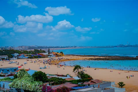 Beachfront apartment
