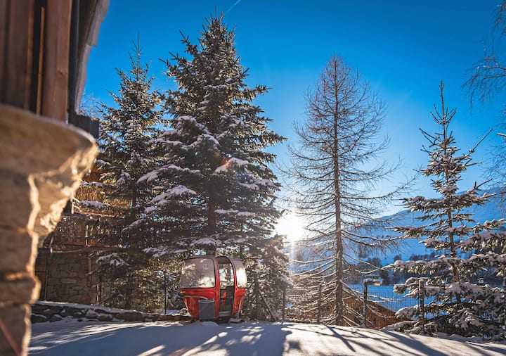 5 Pièces, 14 Pers, Jardin Privé, Refait à Neuf - Les Deux Alpes