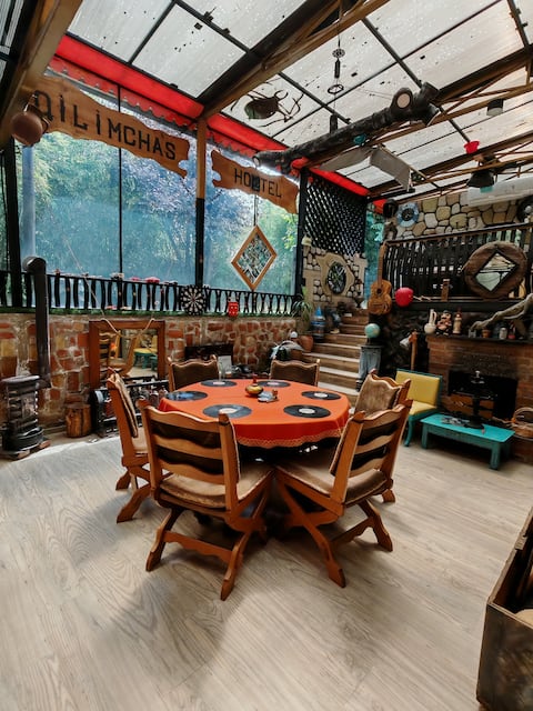 Apartment with Fireplace