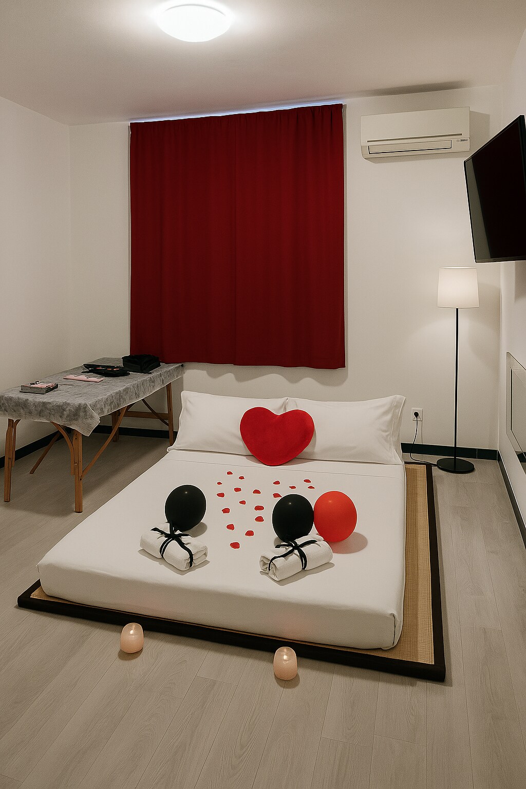 Giường Futon + chiếu tatami Nhật Bản nguyên bản! Thoải mái và thay thế! + ghế mát-xa và thiết bị chuyên nghiệp