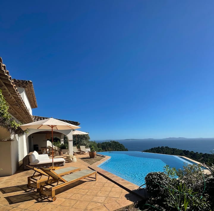 Villa Piscine Splendide Vue Mer - Rayol-Canadel-sur-Mer