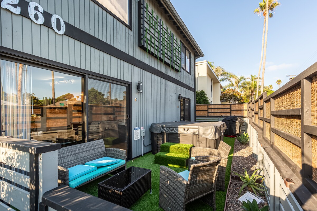 Ocean View Townhouse B Steps from the Beach w/ Spa - Airbnb