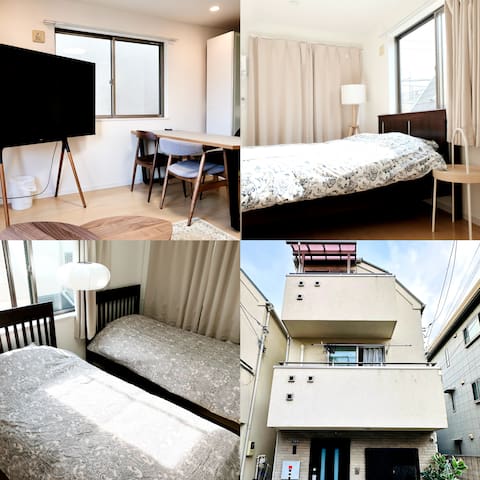 #OKB2｜新宿・新大久保｜100㎡独立别墅｜JR山手线新大久保站步行7分钟