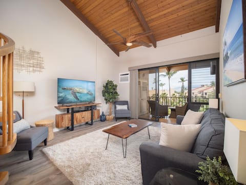 Popular Airbnb listing: Kihei Beach Retreat: Ocean Views and Sandy Feet! in Wailea