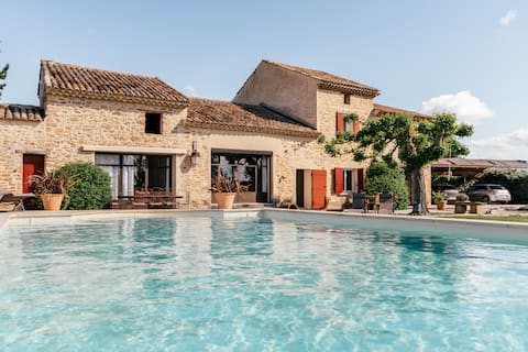 At Julie's farmhouse