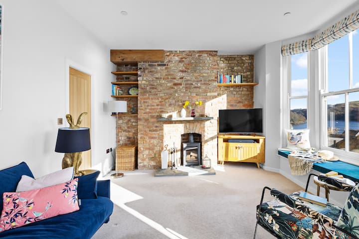 Stylish 2 Bed Apt | Balcony With Sea Views | Fowey - Fowey