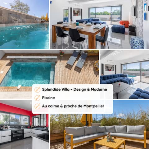 Villa Eden ~ Moderne, Design, Piscine, Wifi & A/C