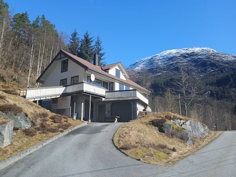 House in beautiful nature