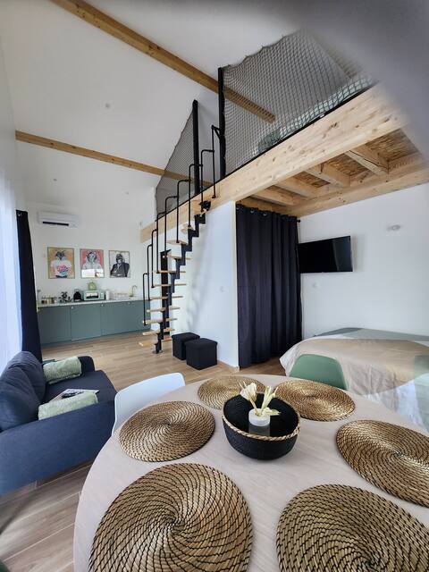 The bedroom : proche aeroport lyon, groupama, ldlc
