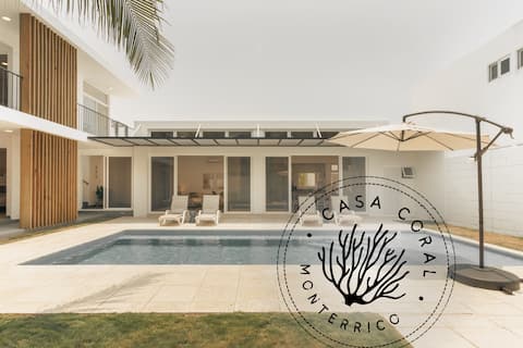 Casa Coral, Modern Beach House for 12 Guests