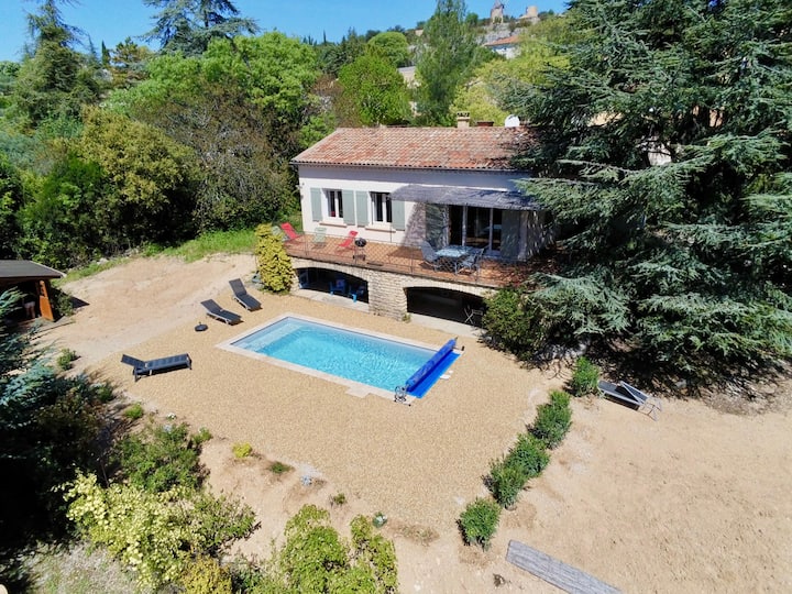 Maison Avec Piscine Chauffée, Centre Village - Apt