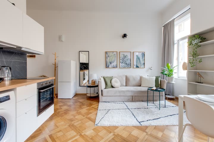 Quiet New Modern Flat In Center - Vc - Praga