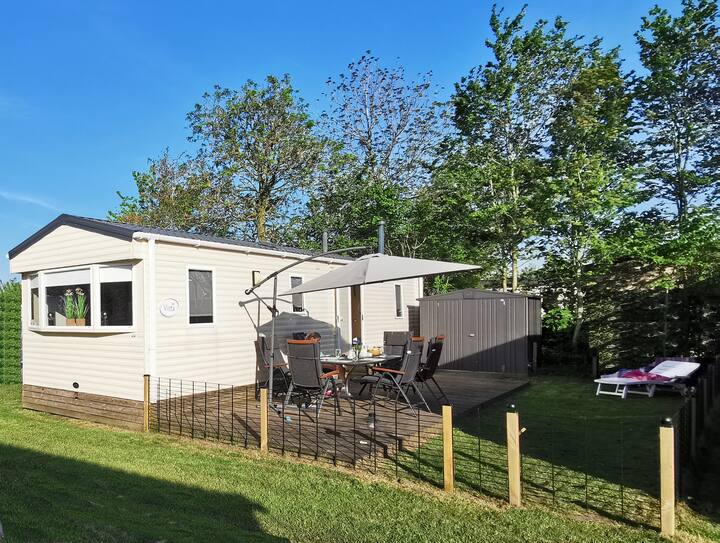 Stacaravan 5* Vakantiepark,zwembad,haven,strand. - Friesland