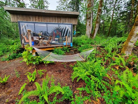 Top performing Airbnb: Riverside Cabana in Comox Valley C (Puntledge Black Creek)