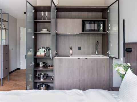Erfolgreiche Airbnb-Immobilie: Numa | XL Studio w/ Kitchenette in Thalkirchen