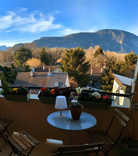 Cozy apartment with a view