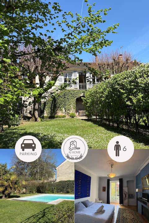 "La Verrerie Haut"*Close to center*Pool*Parking