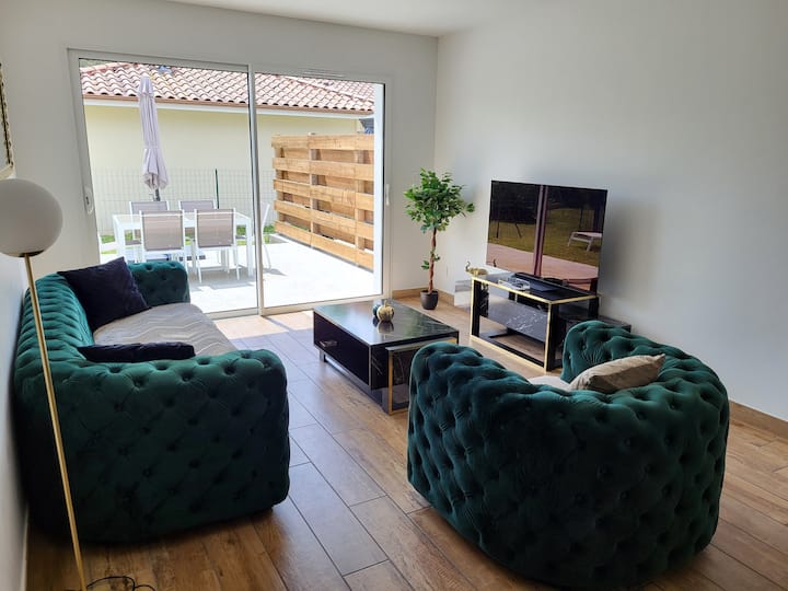 Maison De Vacances Climatisée 5 Km De La Mer - Landes