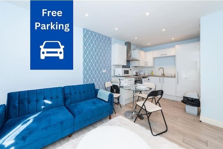 Ibex House | Free Parking | 2 Beds |Fully Equipped - Reading