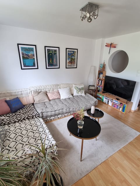 Top Airbnb: Duplex with a view of nature - 2 bedrooms with private bathroom & toilet in Haut Rhin