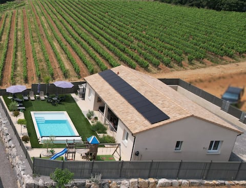 Ardèche Air-conditioned villa Private heated pool
