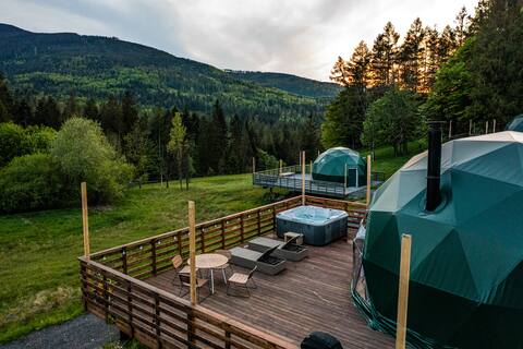BUNNY GLAMP - PRL tent (with hot tub included)