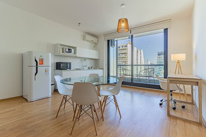 Bright one-bedroom apartment in Colegiales