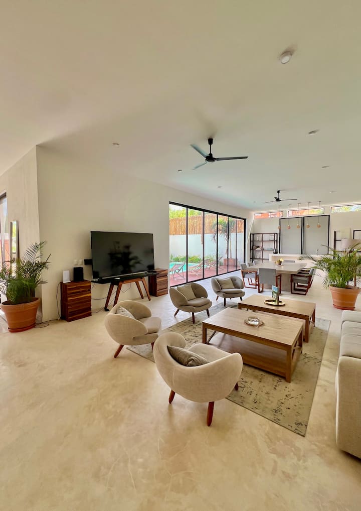 Villa Paraíso - Villa Luxueuse à 150m De La Plage - Isla Holbox