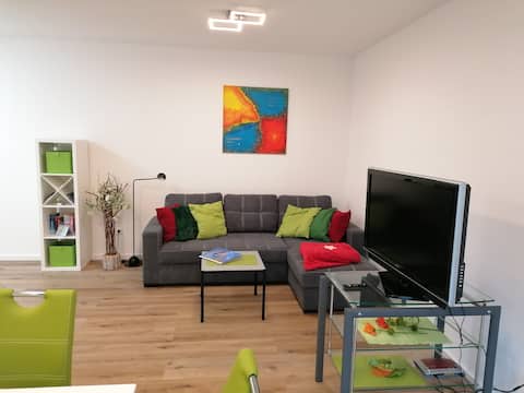 Successful Airbnb property: New, top apartment, 56 square meters, at the Edersee dam in Edertal