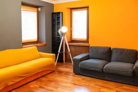 Flat in the Dolomites. Lakes, nature and sports