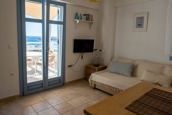 Aquablu Syros Beachfront House 4 W/pool - Сирос