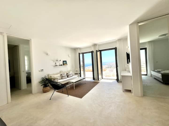 Flouria House  Avec Magnifique Vue Sur La Mer Egée - Paros
