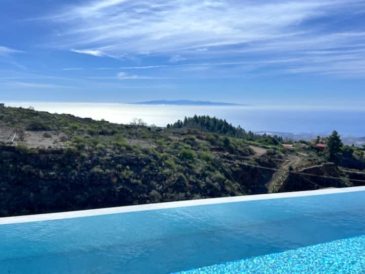 Studio Ocean View With Terrace & Private Pool - Vilaflor