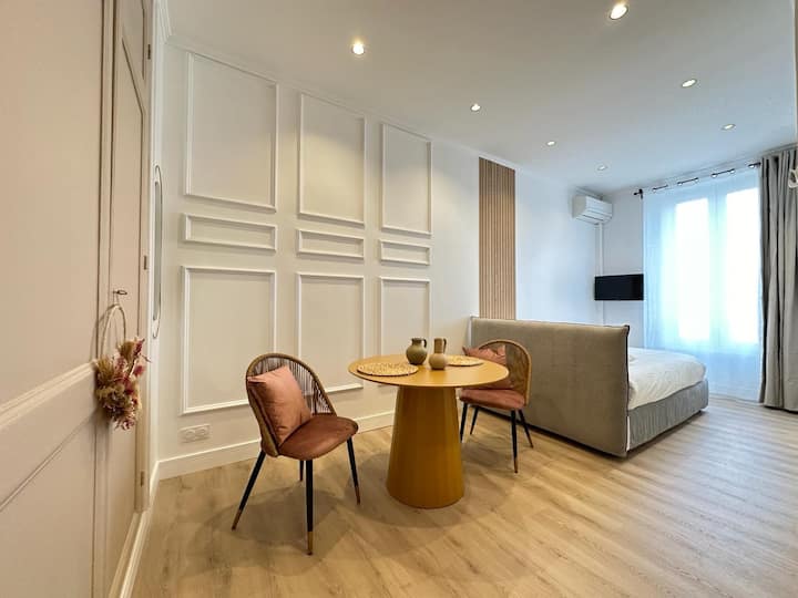Studio Cosy Climatisé Proche Gare & Croisette - Cannes