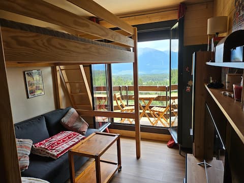 Top Airbnb: Studio with mountain view Pyrénées 2000-Bolquère resort à Bolquère