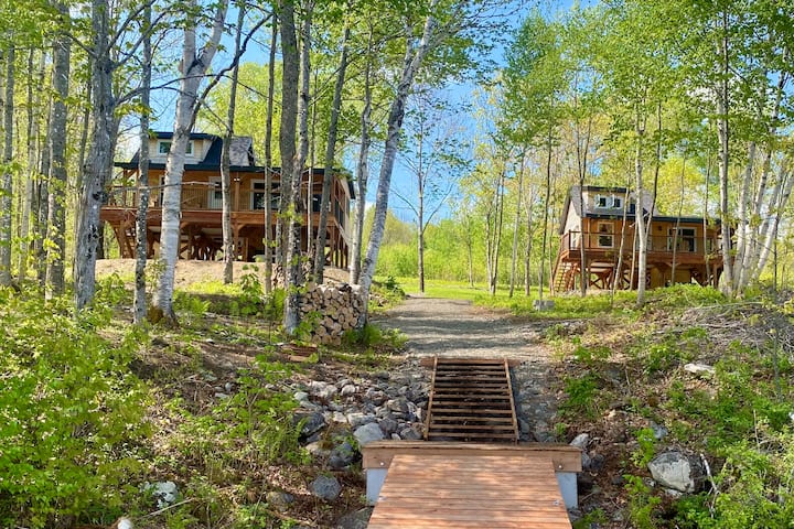 Shogomoc Reach Treehouse Cabins - New Brunswick