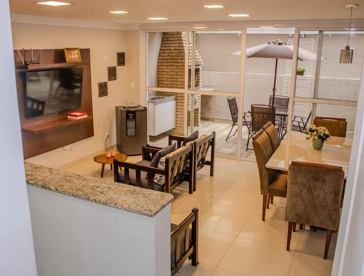 Casa Triplex Com Churrasqueira Em Condomínio - Guarujá