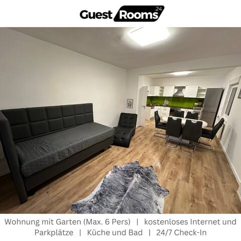 Ground floor apartment with garden