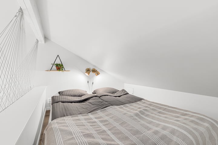 Dos camas cómodas en el loft.