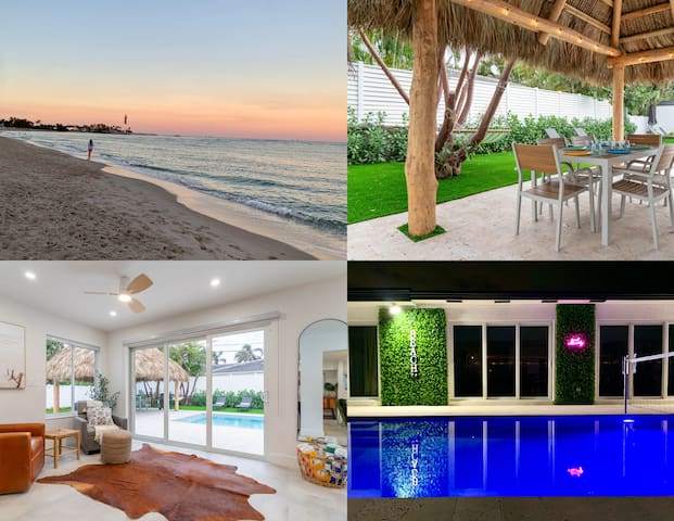 Private Beach Access-Heated Pool-Tiki Hut-Grill