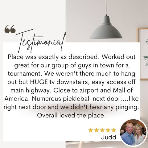 Large Group Getaway 5 mins MSP/MOA |Theatre Room gallery image 5