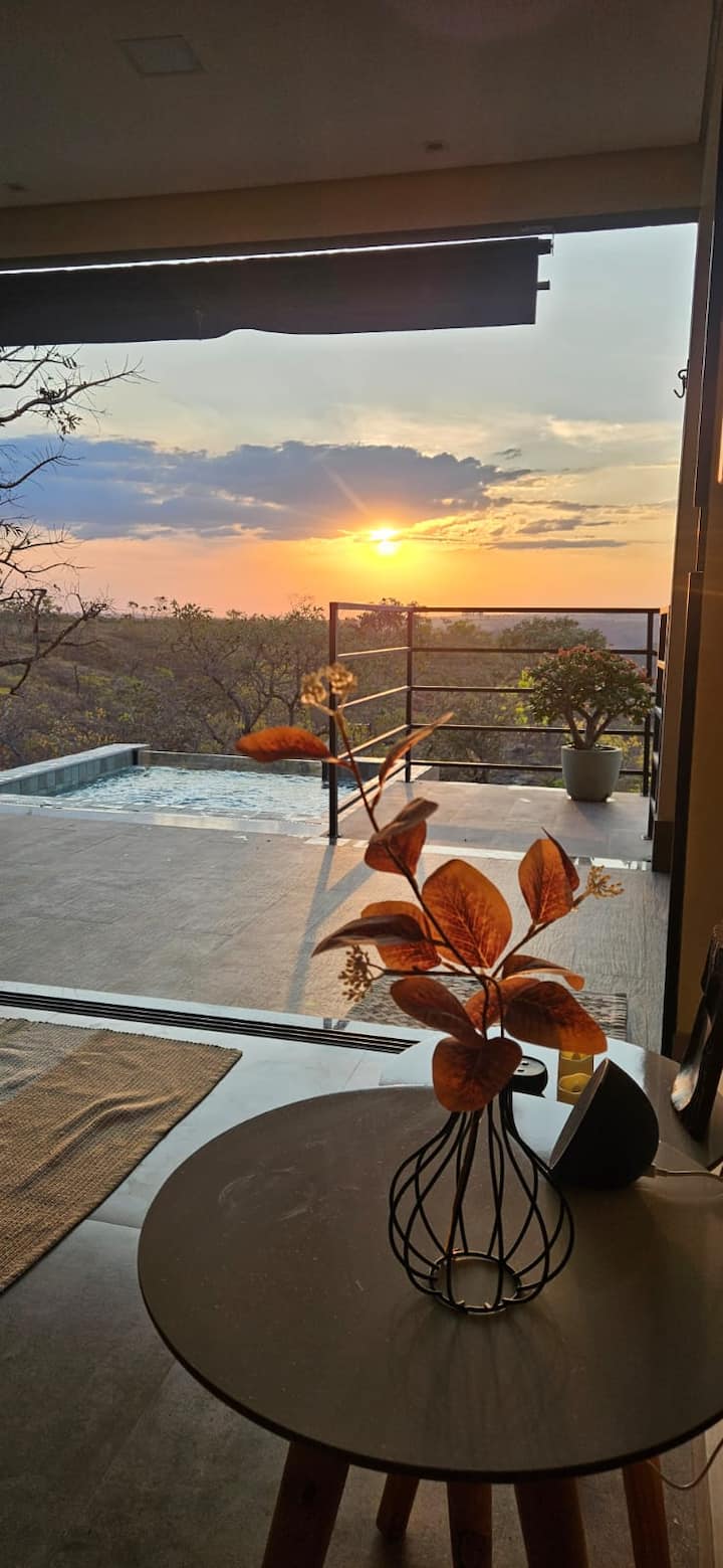 Loft with private pool, waterfall, and jacuzzi