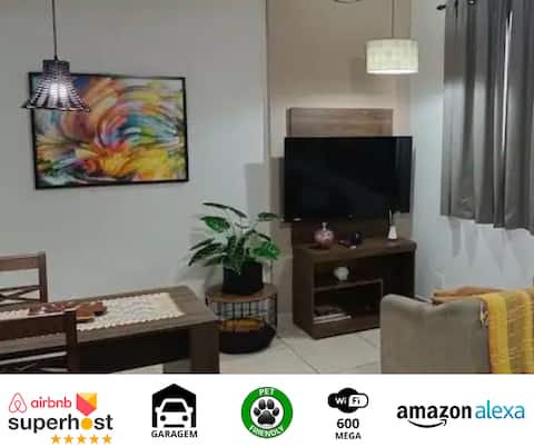 Top Airbnb: Impeccable kitnet: with internet and garage. in Piracicaba