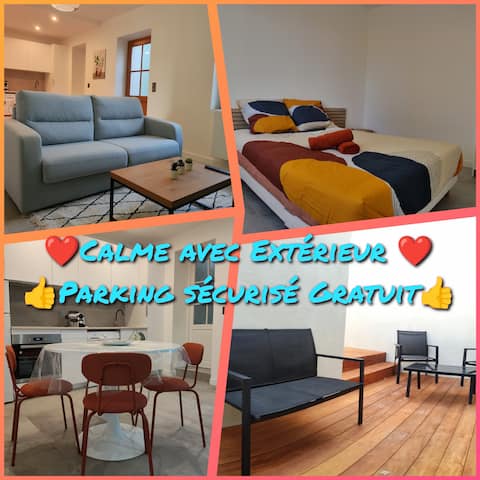 Free Closed Parking/Quiet Outdoor Area/Family