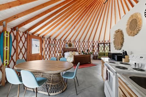 Lava Hot Springs Polynesia Themed Yurt!