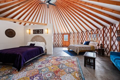 Lava Hot Springs Thailand Themed Yurt!