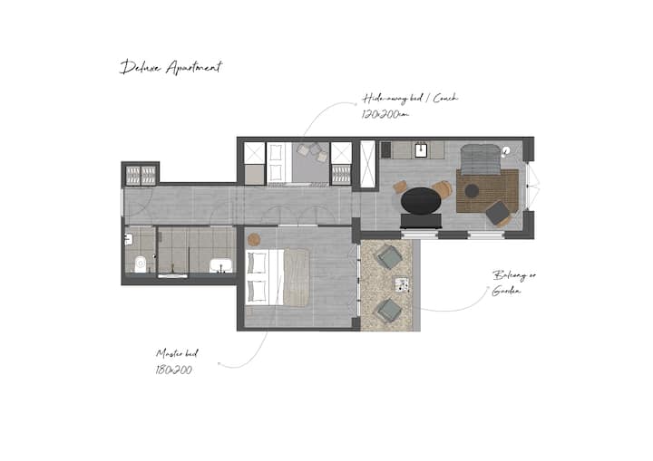 Deluxe Apartment For 3 Close To The Beach - Lisse