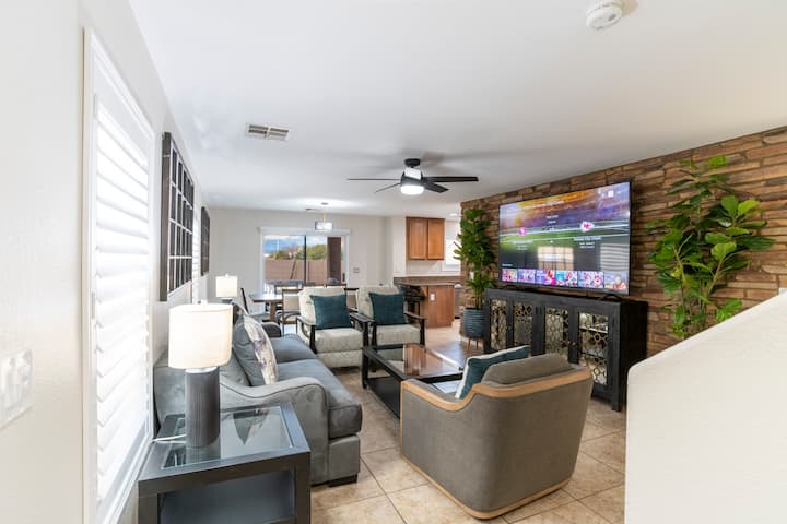 Foyer, Barbecue, Salle à Manger Patio, 4 Chambres/3 Salles De Bain, 12 Couchages ! - Las Vegas, NV
