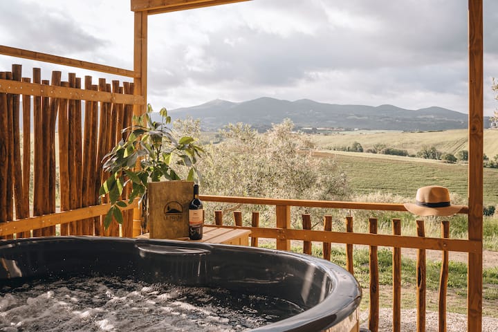 Artemisia Dreamscape + Bain à Remous En Bois - Toscana