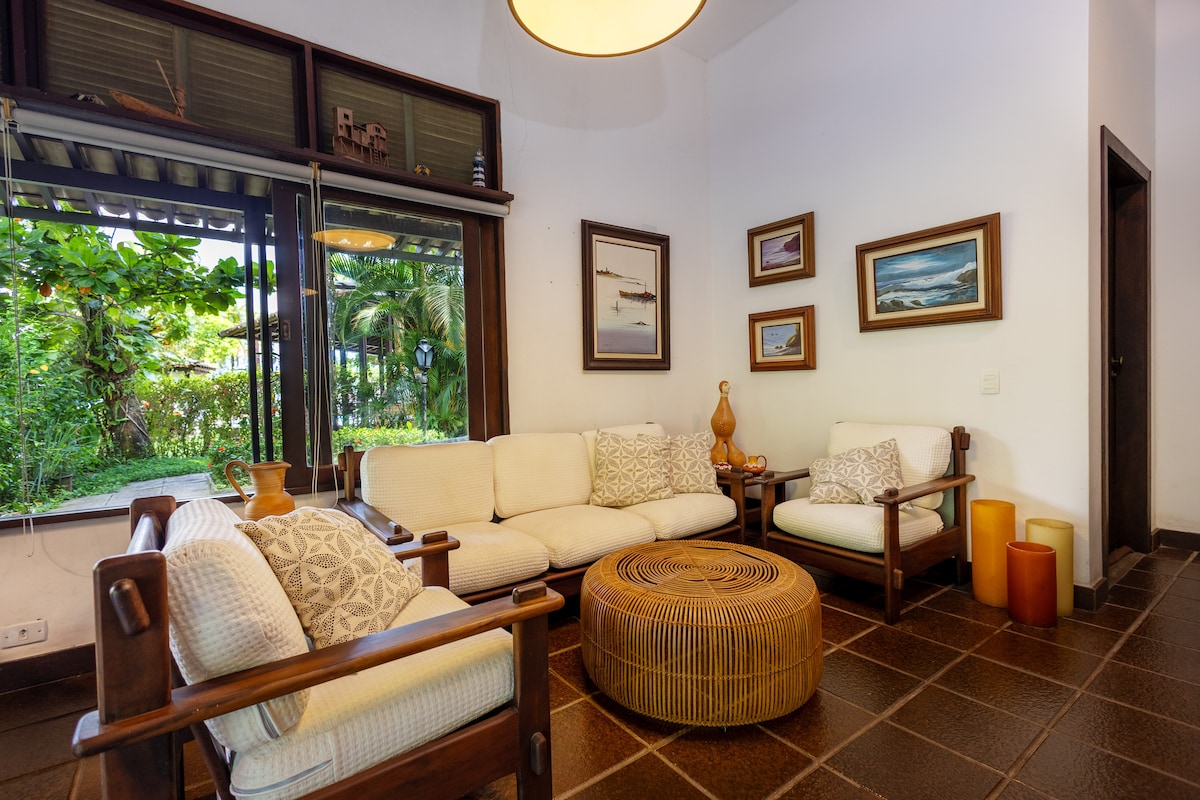 Top Airbnb: Balcony overlooking the river and sea in Angra Dos Reis